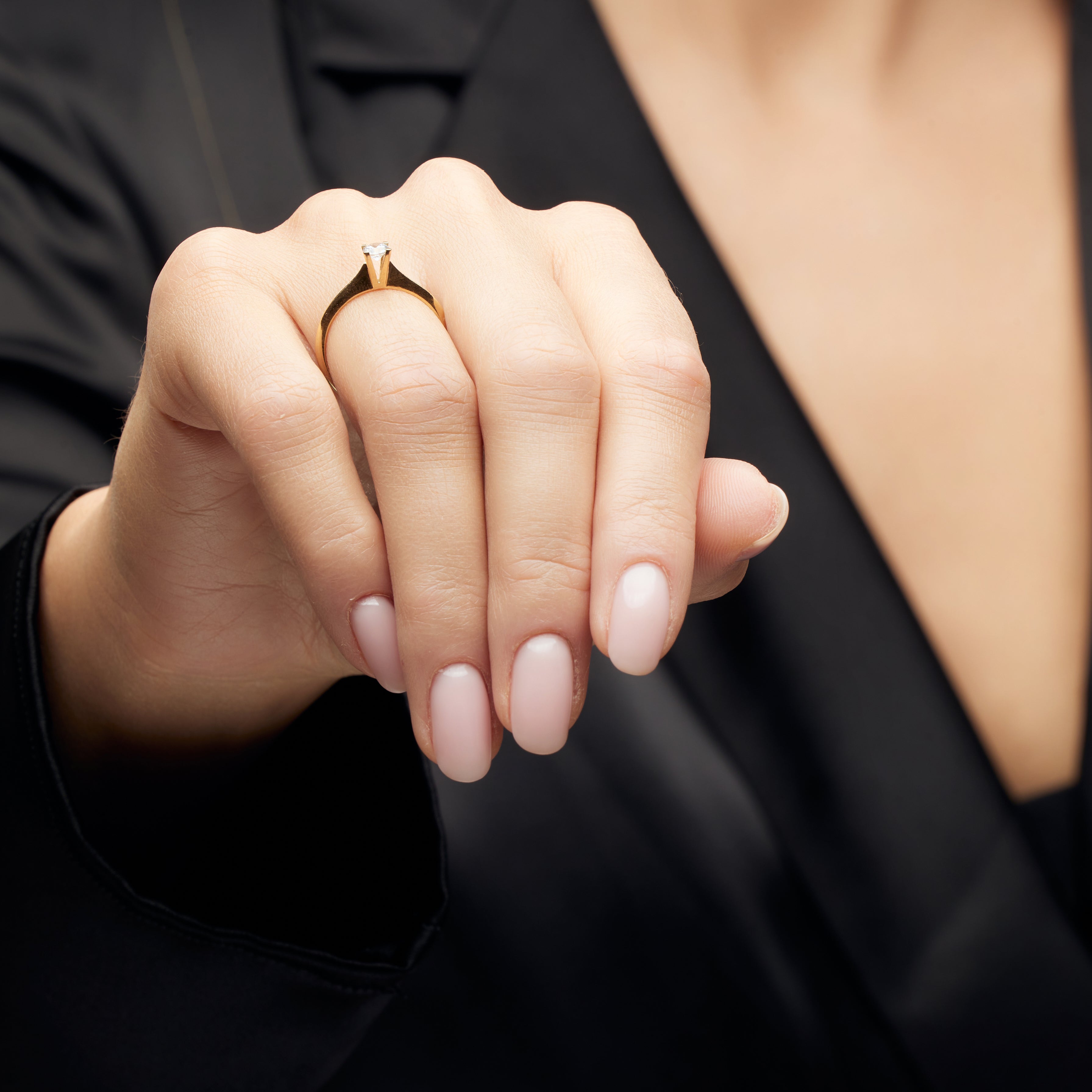 Bague en or jaune 14 carats