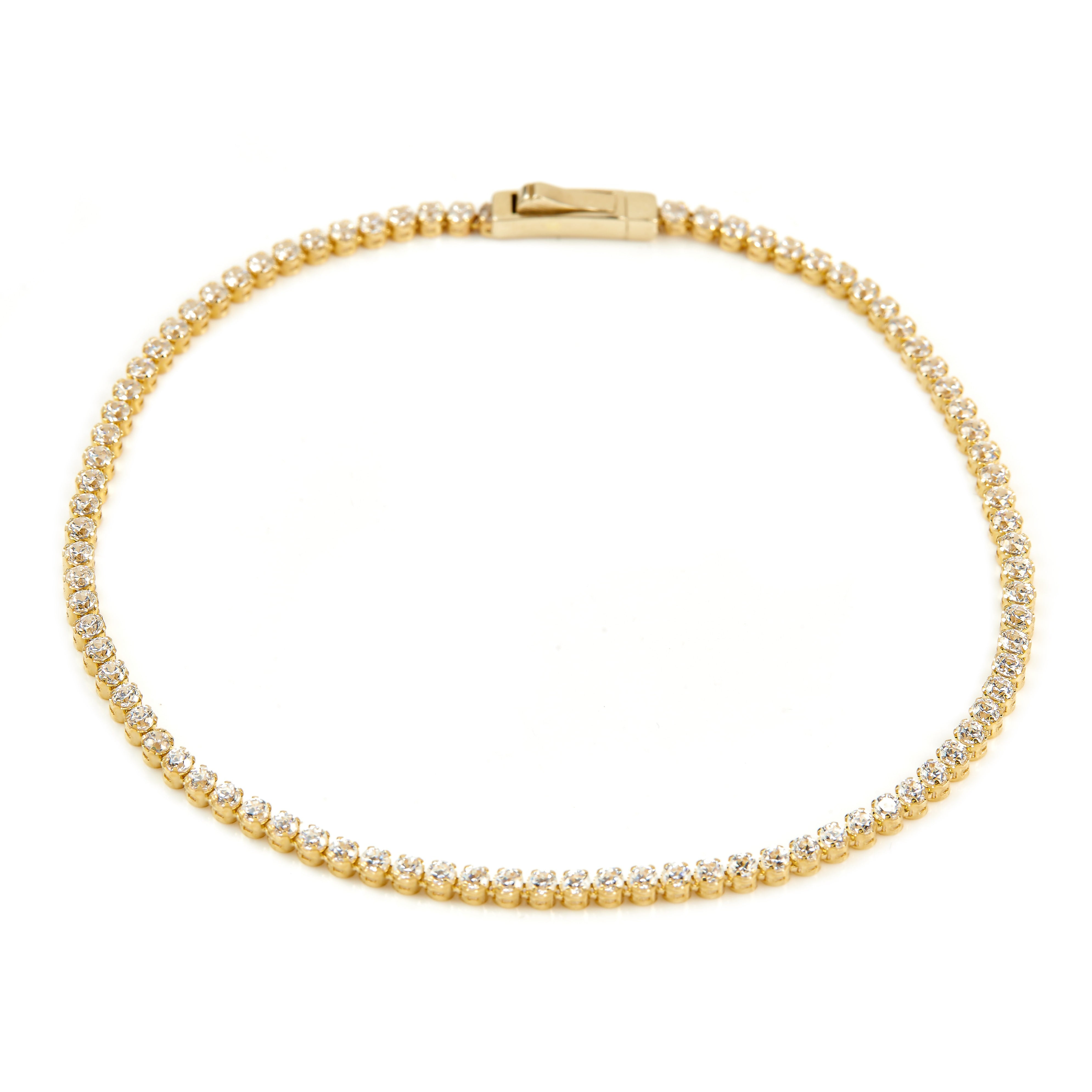 Armband tennis aus gelbgold 14K BRA026