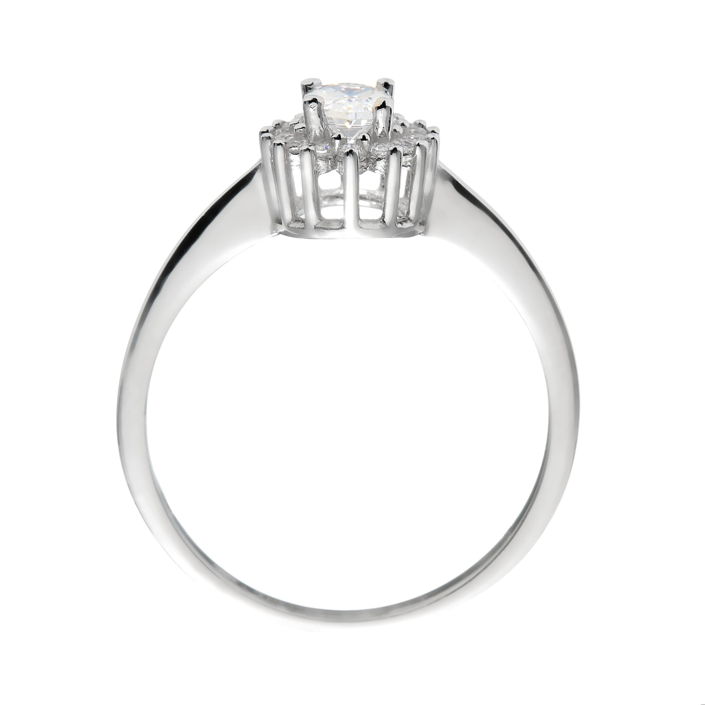 Bague en or blanc 14 carats