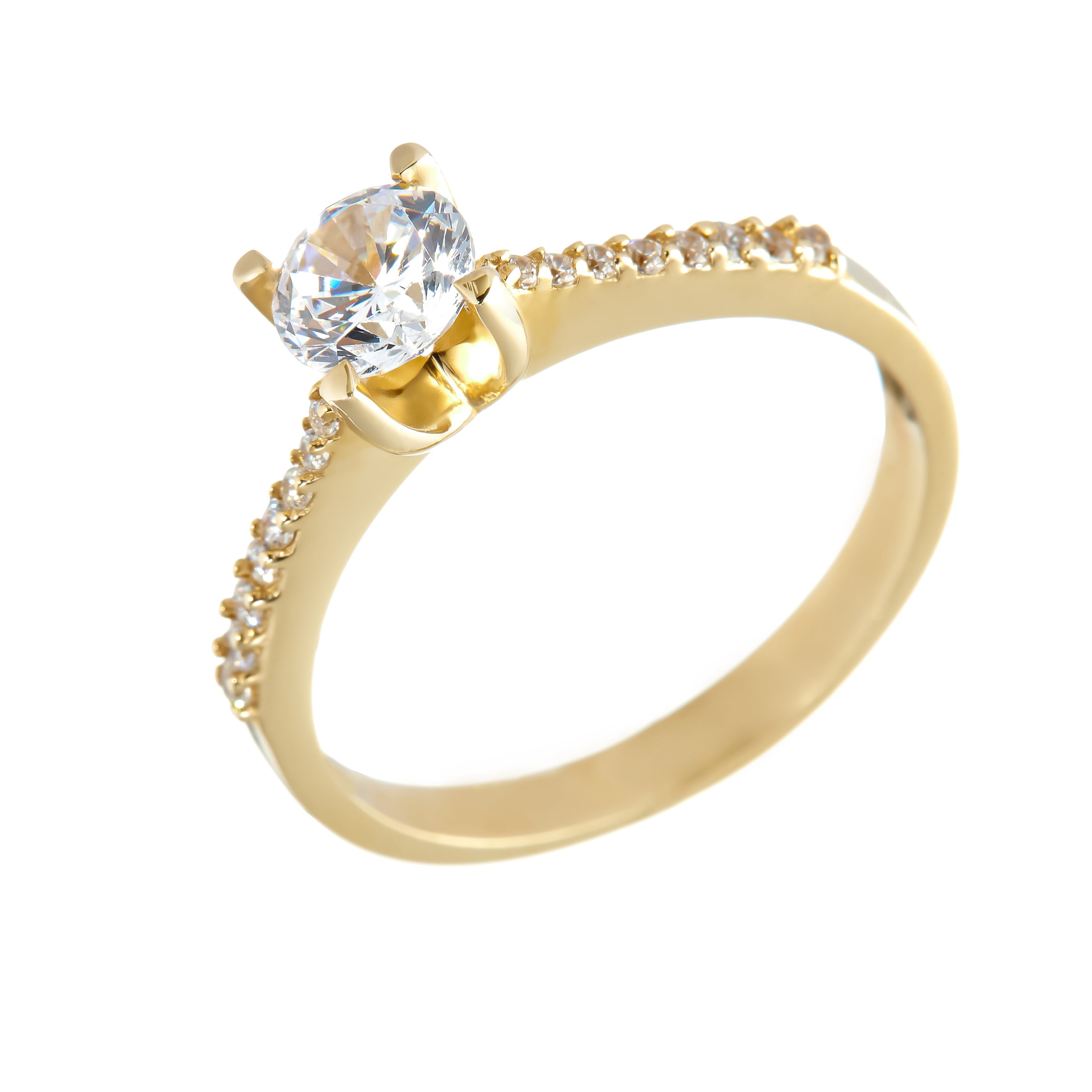 Ring aus gelbgold 14K IAU108