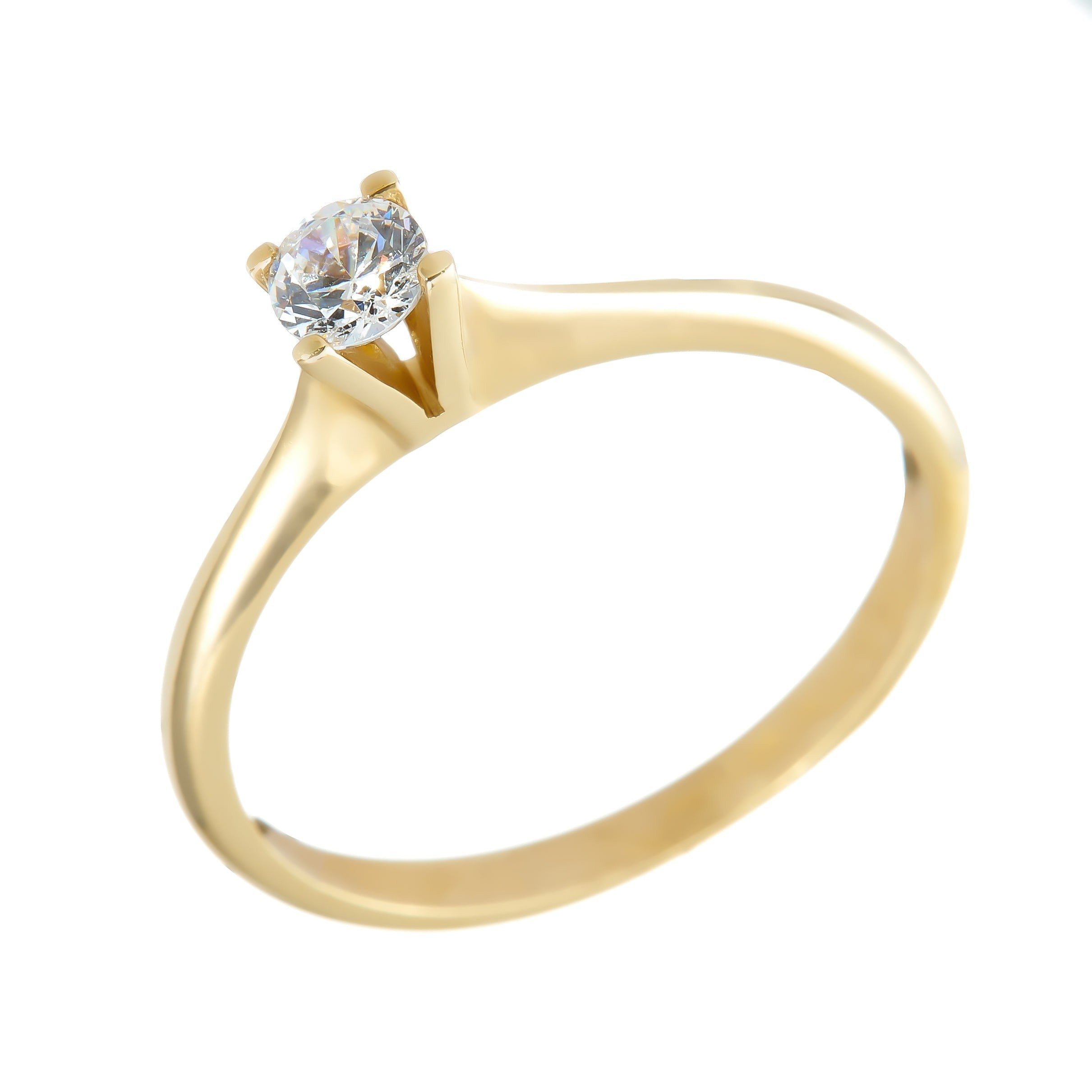 Ring aus gelbgold 14K IAU120