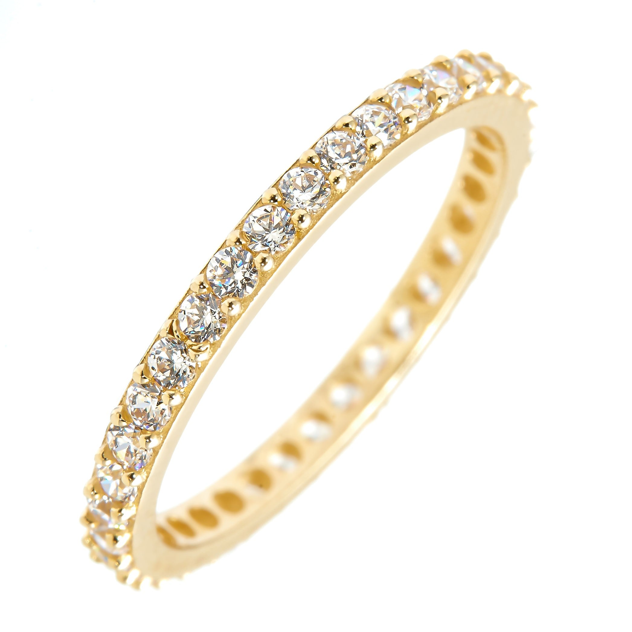 Ring eternity aus gelbgold 14K IAU080