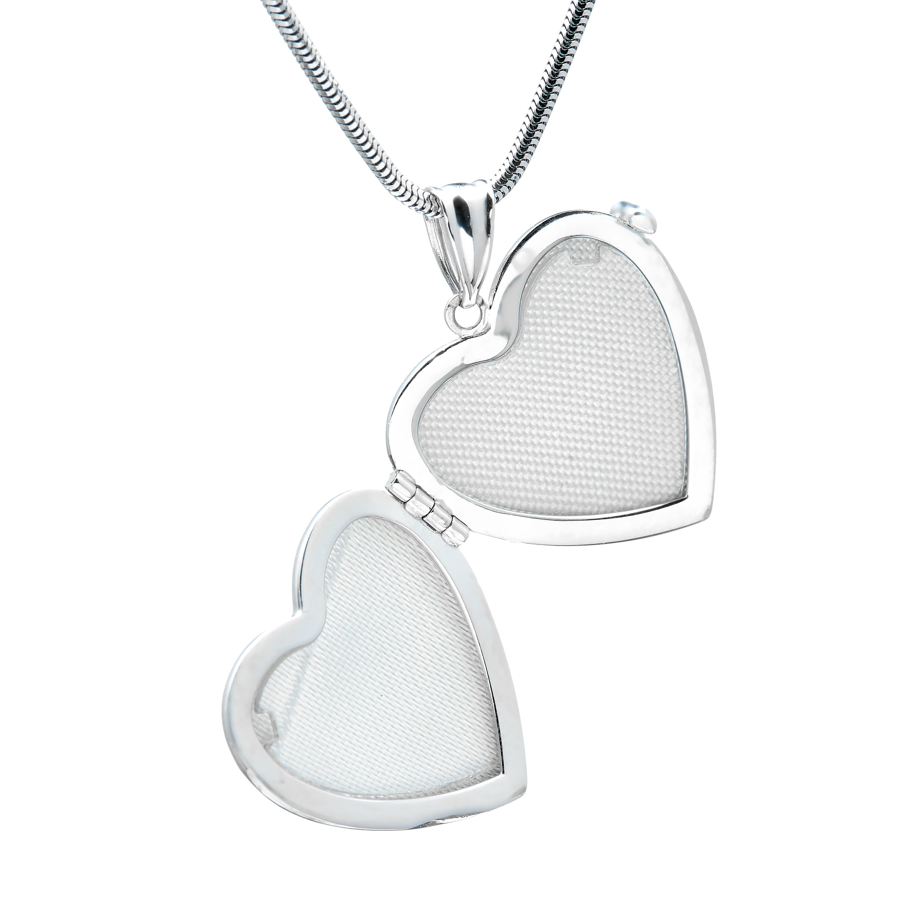 Pendentif en or blanc 14 carats